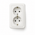 Priza dubla cu contact de protectie ELCO