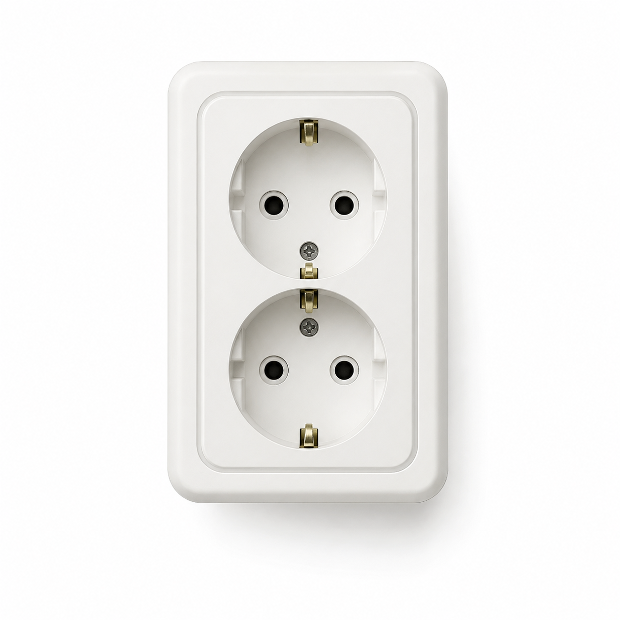 Priza dubla cu contact de protectie ELCO