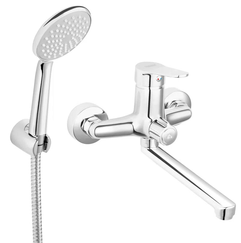 FERRO ISSO Baterie perete cadă-duș cu accesorii