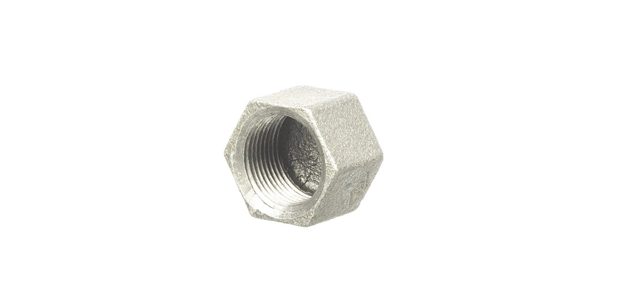 Capac din fonta zincata cu filet interior