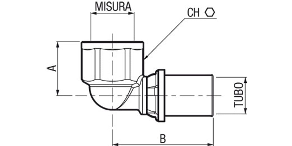 Cot presare/sertizare 16 x 1/2"