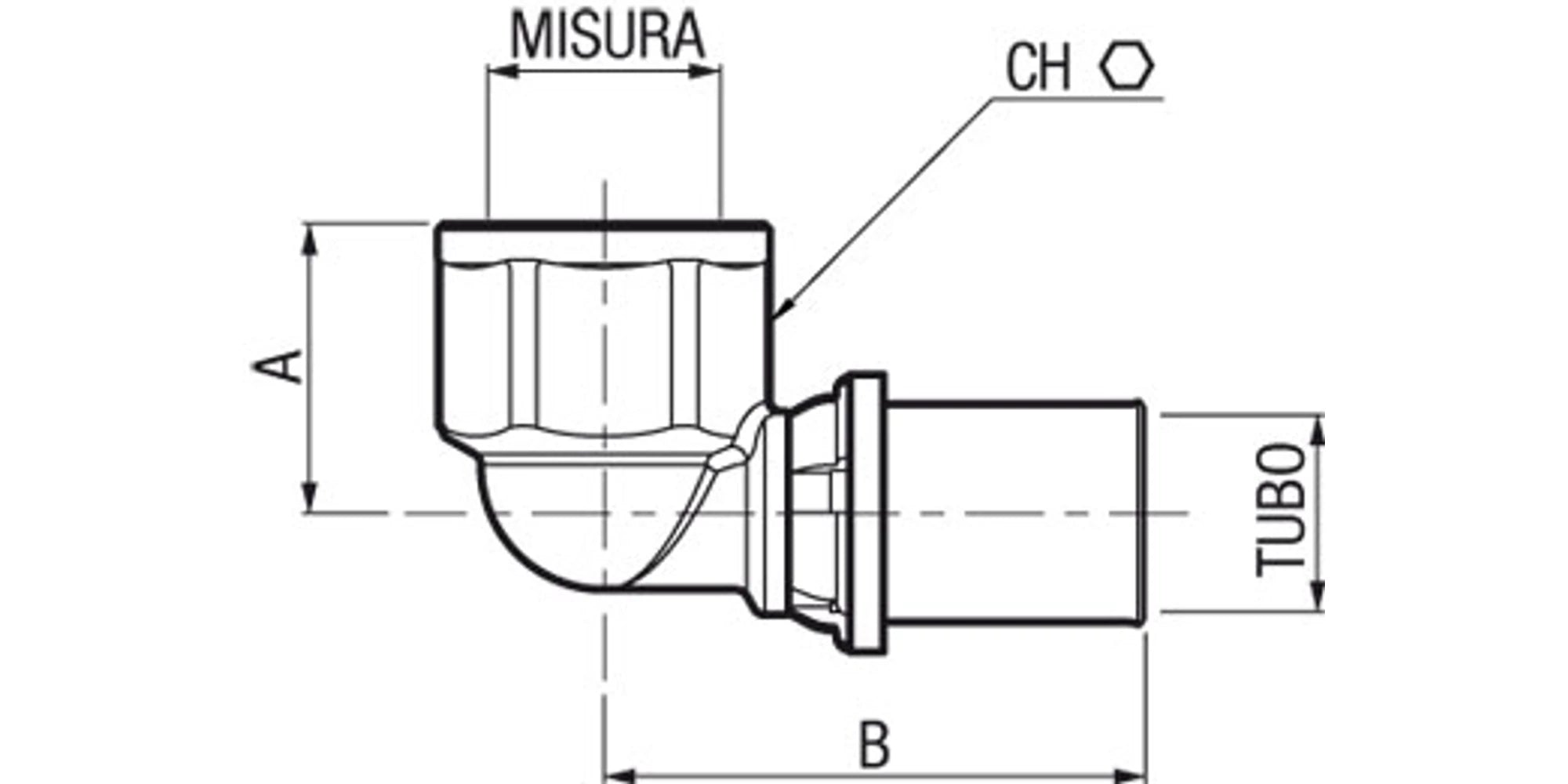 Cot presare/sertizare 16 x 1/2"
