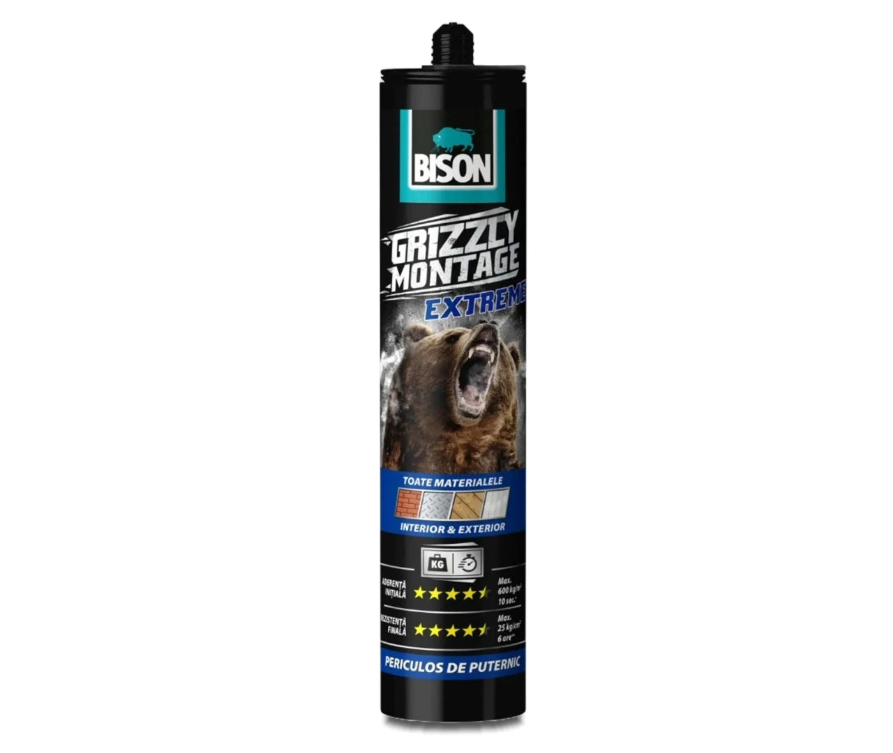 Adeziv pentru construcții Bison Grizzly Montage Extreme polimer 440 g