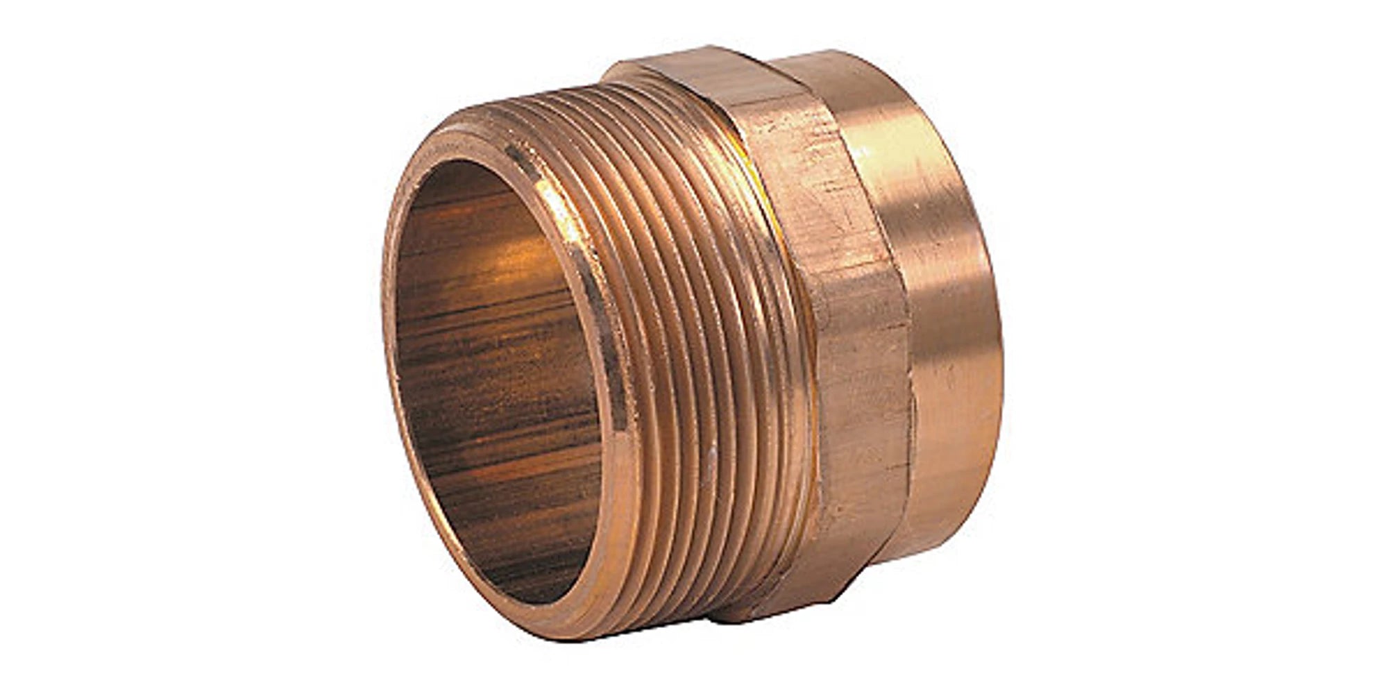 Adaptor/ niplu cupru, pentru imbinare prin sudura, cu filet exterior