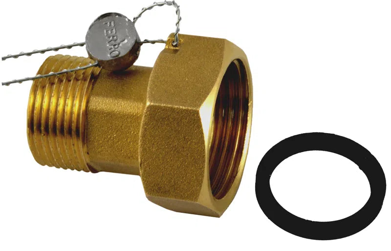 Racord semiolandez 1/2" FI–FE pentru apometru