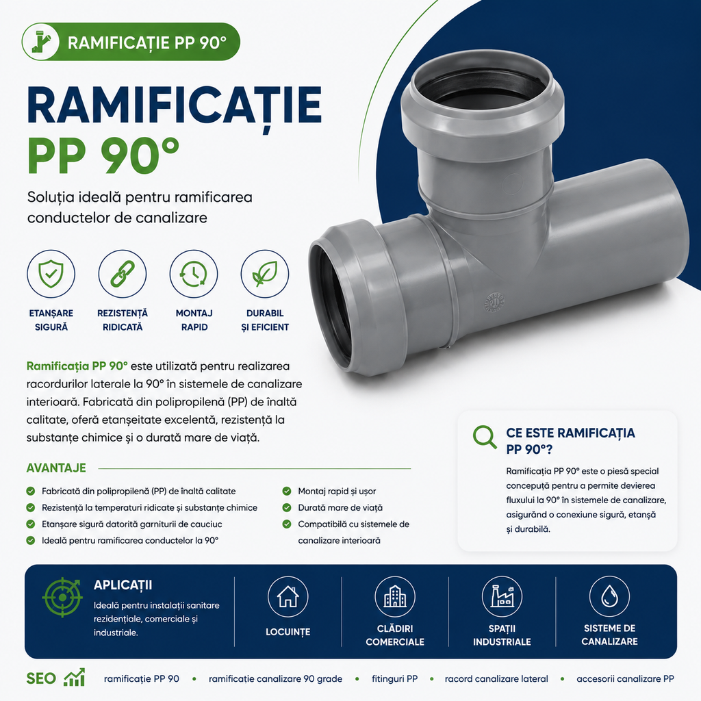 Ramificatie PP 90°