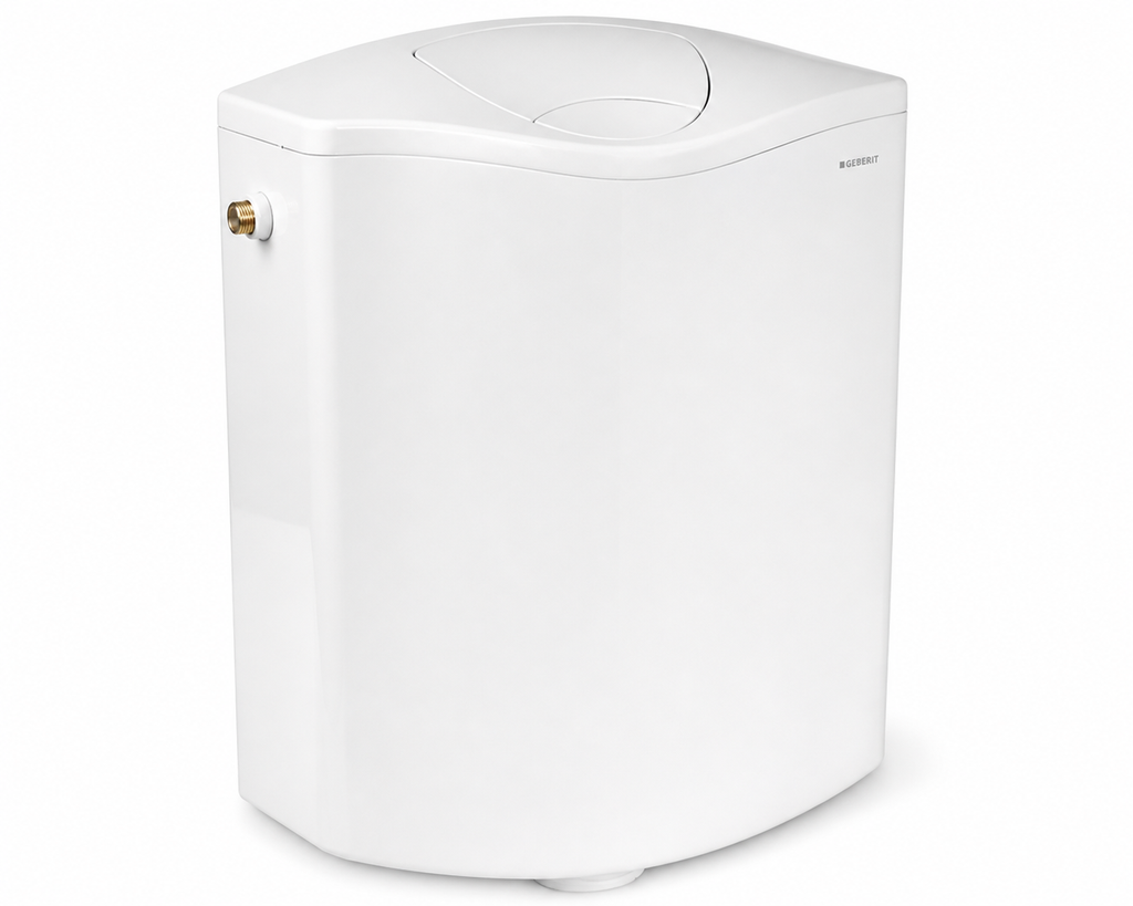 Rezervor WC aparent Geberit Natura AP116, semiînălțime 3–7.5 L