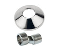 Ornament Excentric Ferro 3/4"x1/2" pentru Baterie Perete – Rozetă Cromată