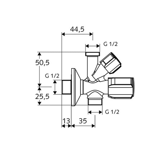 Robinet colt SCHELL Comfort combinat