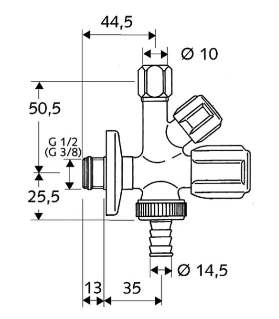 Robinet colt SCHELL Comfort combinat