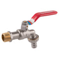 Robinet DS scurgere din alama cu sfera 3/4" FE, Ferro