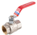 Robinet de trecere cu bilă și manetă, PN30, 1/2" FI-FI