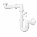 Sifon lavoar cu preaplin 1 1/2” – reglabil, Ø40 mm