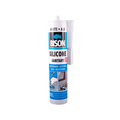 Silicon Sanitar Bison, alb /transparent, 280 ml
