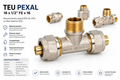 Teu PEX-AL-PEX (pexal) 16 x 1/2” FE x 16